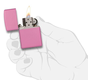 Foto 6 | Lighter Zippo Liso Pink Mate Genuino Resistente Al Viento - Venta Internacional.