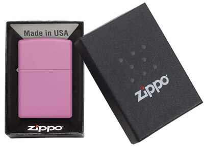 Foto 7 | Lighter Zippo Liso Pink Mate Genuino Resistente Al Viento - Venta Internacional.