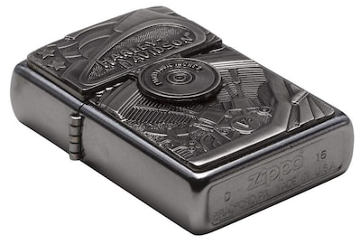 Foto 6 | Emblema De Bandera Zippo Harley-davidson Motor Más Ligero Cromado - Venta Internacional.