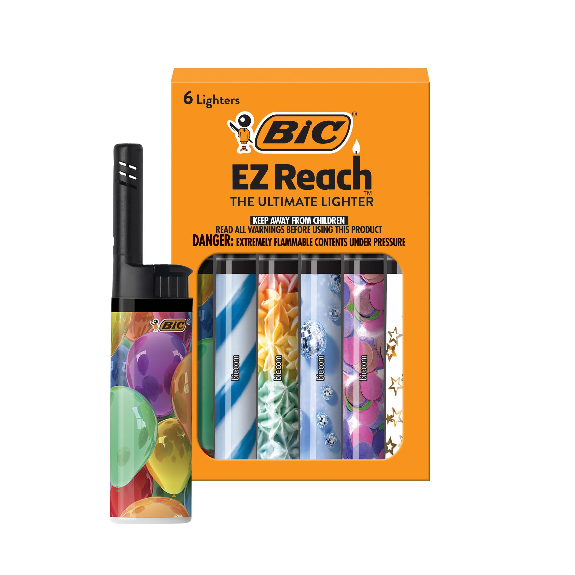 Foto 1 | Encendedor De Velas Bic Ez Reach Ultimate Con Varilla Extendida X6 - Venta Internacional.