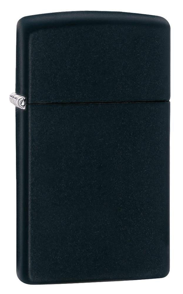Foto 2 pulgar | Mechero De Bolsillo Zippo Slim Negro Mate Resistente Al Viento - Venta Internacional.