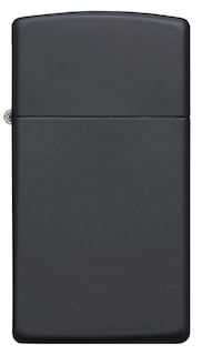 Foto 2 | Mechero De Bolsillo Zippo Slim Negro Mate Resistente Al Viento - Venta Internacional.