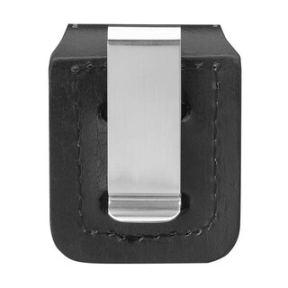 Foto 3 | Funda Más Ligera Zippo De Piel Auténtica Negra Con Clip - Venta Internacional.