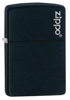 Foto 1 | Encendedor De Bolsillo Con Logotipo Zippo Negro Mate - Venta Internacional.