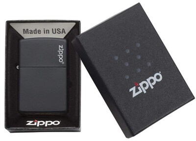 Foto 6 | Encendedor De Bolsillo Con Logotipo Zippo Negro Mate - Venta Internacional.