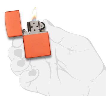 Foto 5 | Mechero Zippo Orange Matte 231 - Venta Internacional.