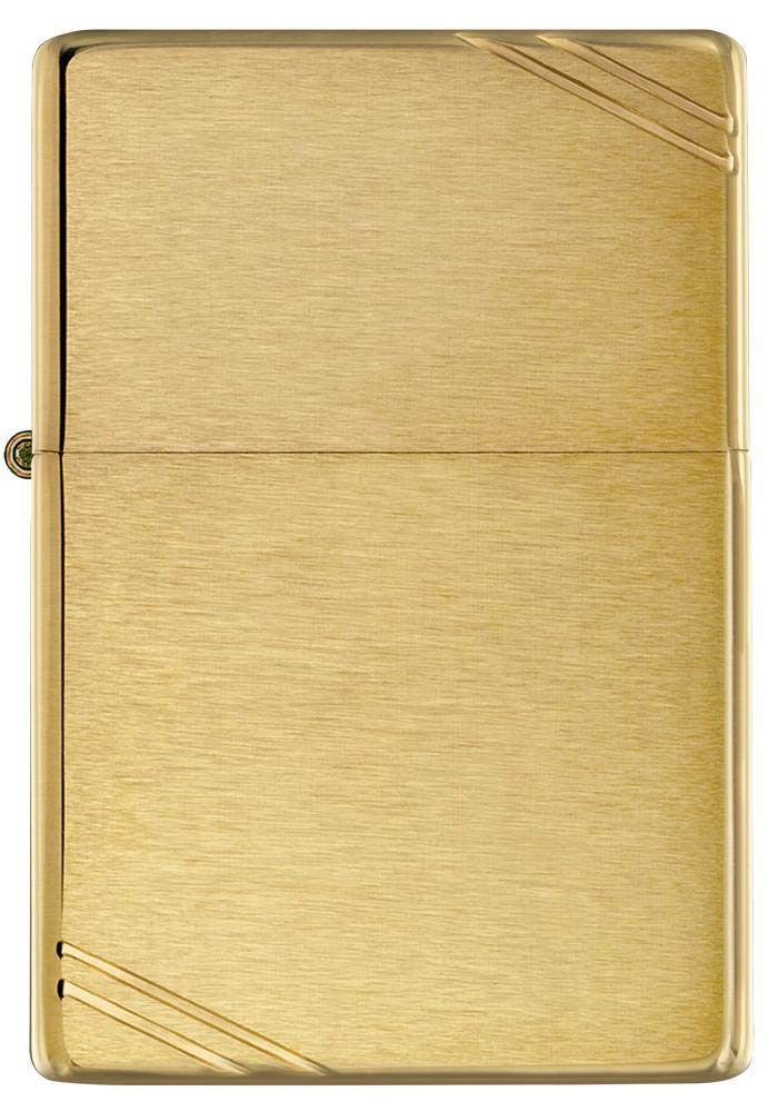 Foto 3 pulgar | Mechero De Bolsillo Zippo Vintage De Latón Cepillado Con Barras - Venta Internacional.