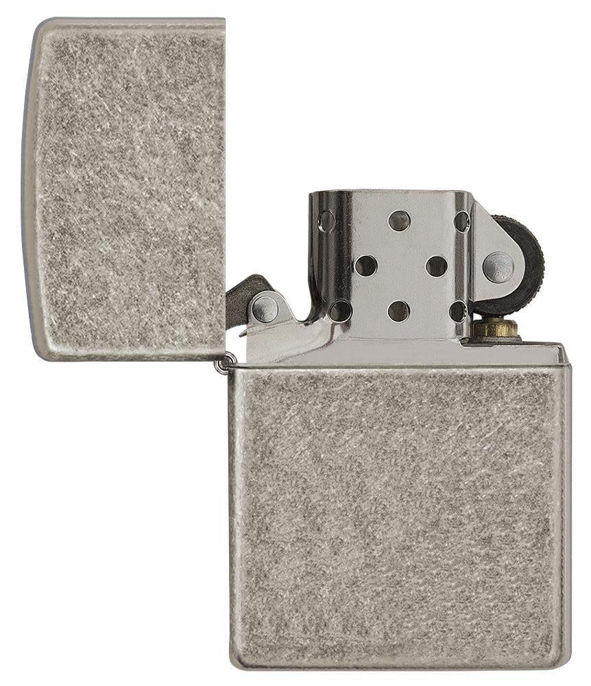 Foto 5 pulgar | Mechero De Bolsillo Zippo Zo28973 Armor  Plateado Envejecido - Venta Internacional.