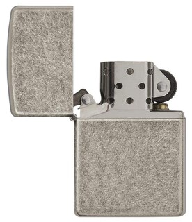 Foto 4 | Mechero De Bolsillo Zippo Zo28973 Armor Plateado Envejecido - Venta Internacional.