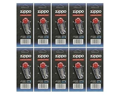 Foto 1 | Encendedores Flints For Zippo A Prueba De Viento (paquete De 10) Con Dispensador - Venta Internacional.