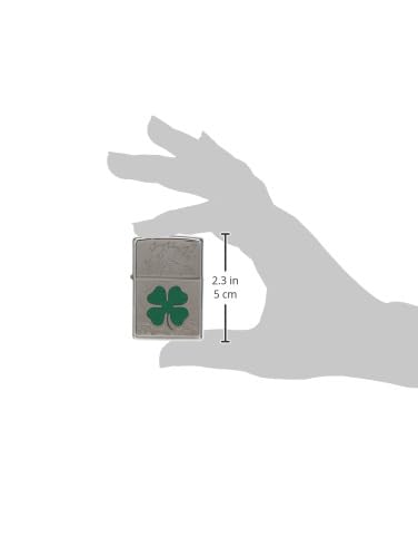 Foto 4 pulgar | Mechero De Bolsillo Zippo Clover Design  Cromado Muy Pulido - Venta Internacional.