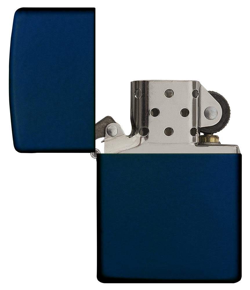 Foto 5 pulgar | Mechero De Bolsillo Zippo Classic Azul Marino Mate Resistente Al Viento - Venta Internacional.