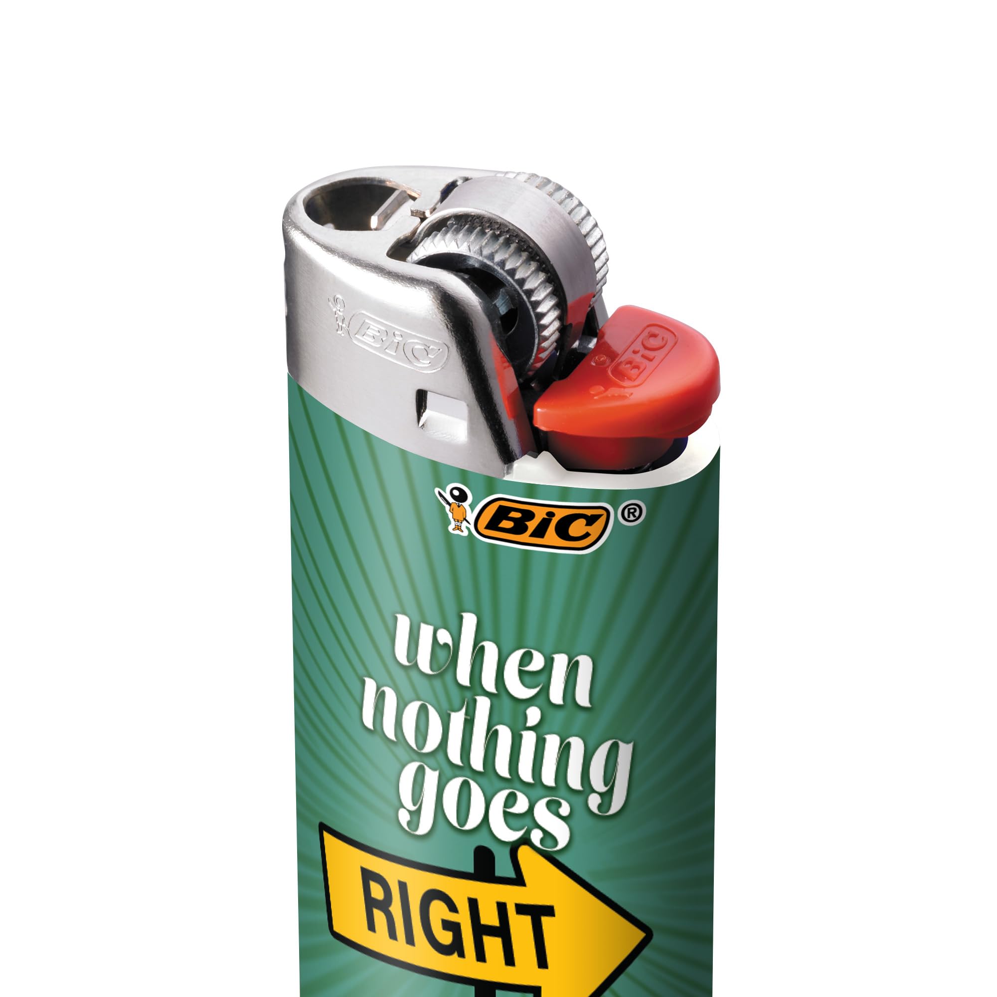 Foto 3 | Afirmaciones Positivas Del Encendedor De Bolsillo Bic Maxi Special Edition - Venta Internacional.