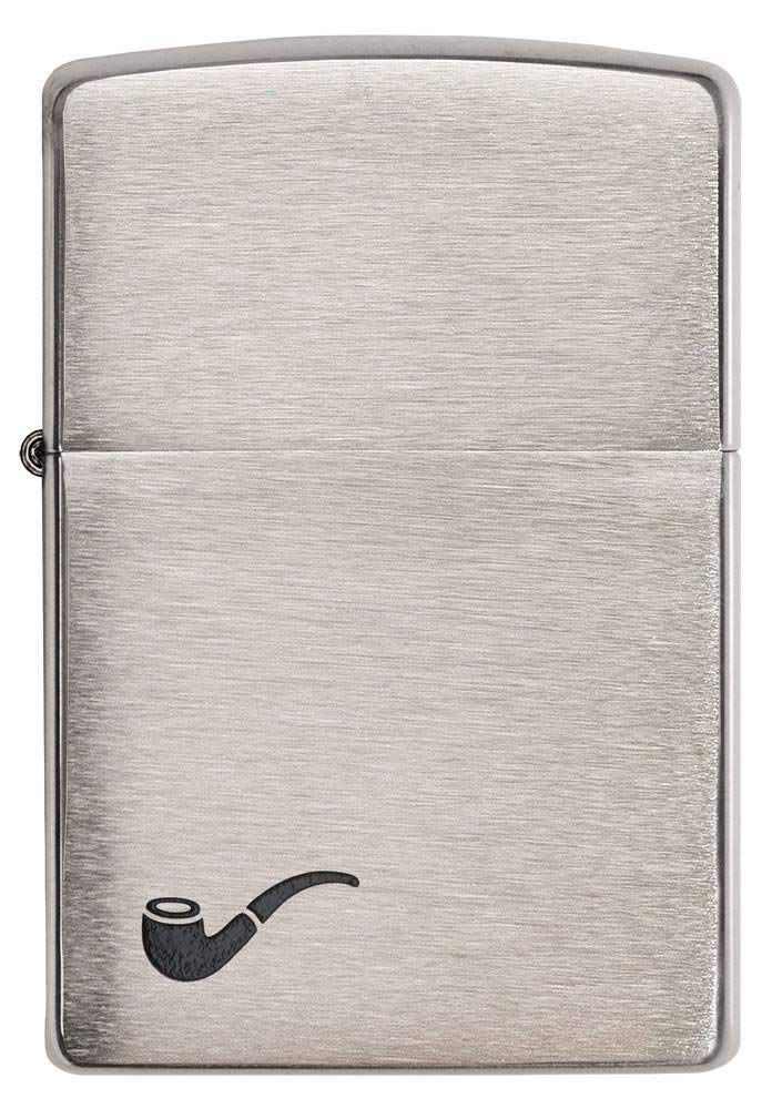 Foto 3 pulgar | Pipe Zippo Más Ligero  Cromado Cepillado  Negro  Unisex  Adulto - Venta Internacional.