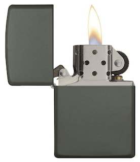 Foto 3 | Mechero De Bolsillo Zippo Classic Verde Mate Original Fabricado En Ee. Uu. - Venta Internacional.