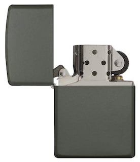 Foto 4 | Mechero De Bolsillo Zippo Classic Verde Mate Original Fabricado En Ee. Uu. - Venta Internacional.