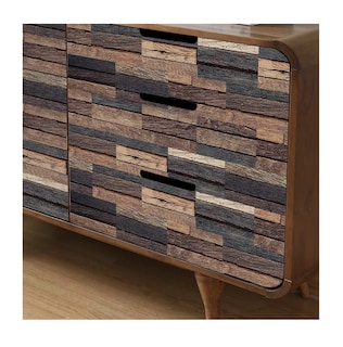 Foto 4 | Plástico Adherente Belug color Marrón - Diseño Madera 27 Piezas de 10 X 20 cm C/U