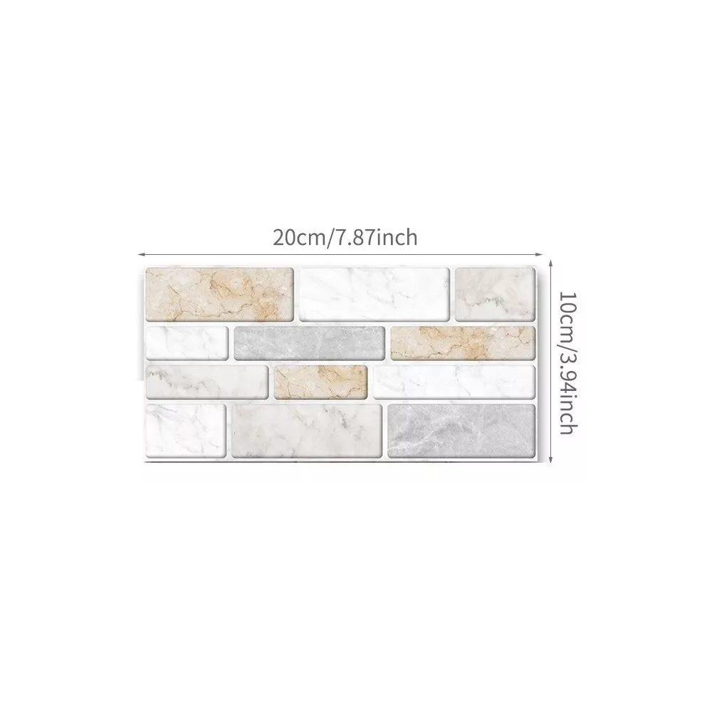 Foto 4 pulgar | Plástico Adherente Belug Multicolor - Diseño Azulejo 27 Piezas de 10 X 20 cm C/U