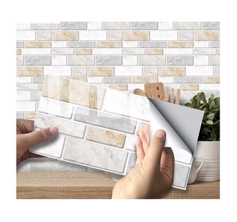 Foto 4 | Plástico Adherente Belug Multicolor - Diseño Azulejo 27 Piezas de 10 X 20 cm C/U