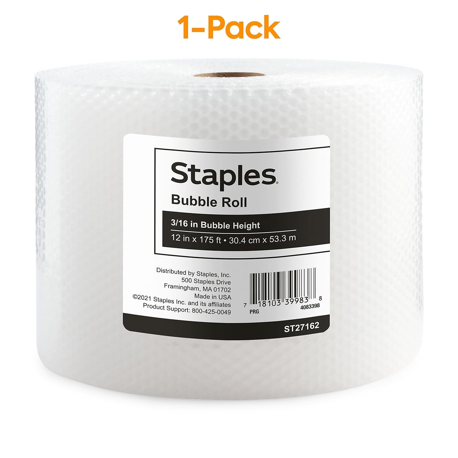 Foto 6 | Bubble Roll Staples 468264, 3/16 Pulgadas, Estándar, 30 Cm X 640 M - Venta Internacional.