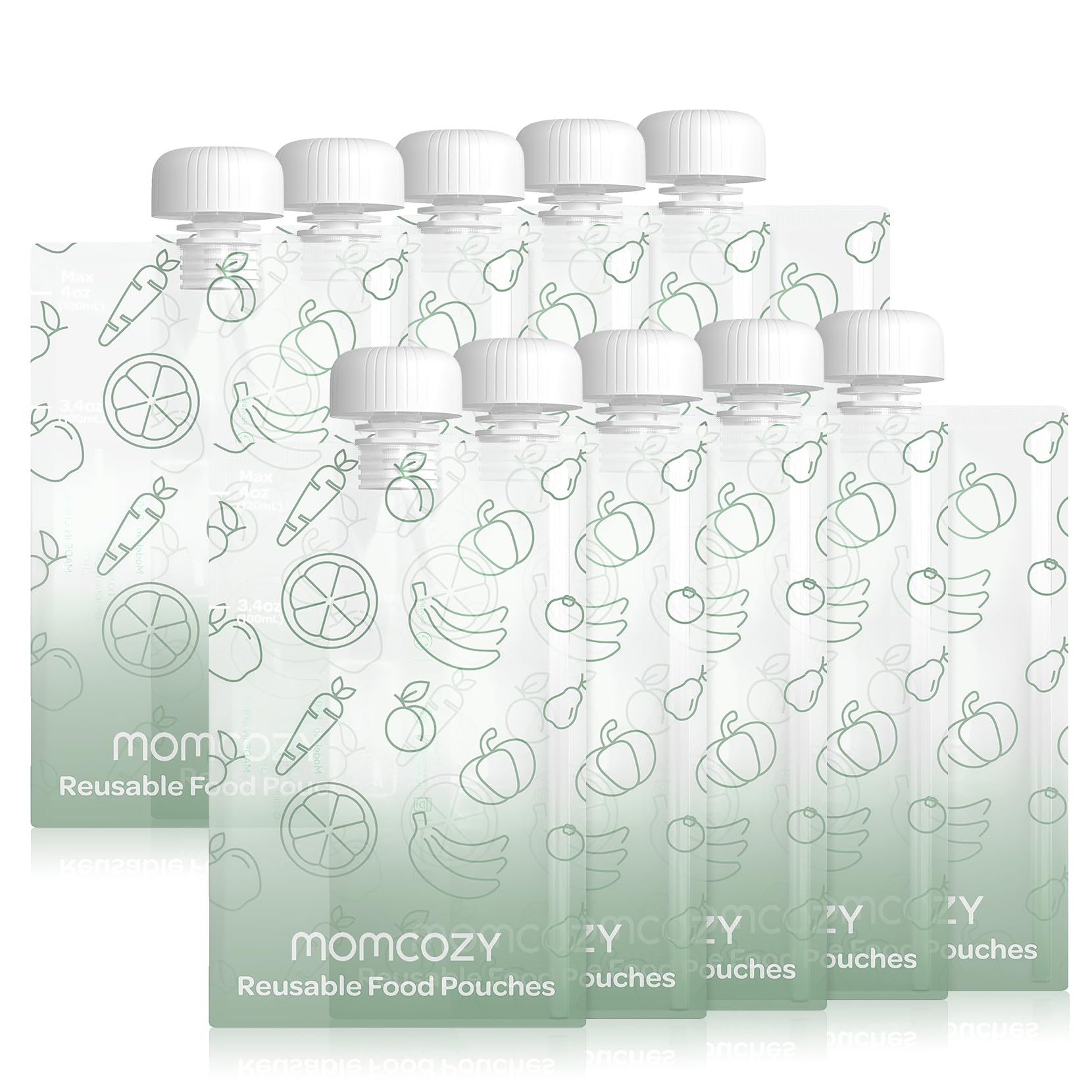 Foto 1 | Bolsas De Comida Reutilizables Momcozy Para Niños Pequeños, 100 Ml, Sin Bpa - Venta Internacional.