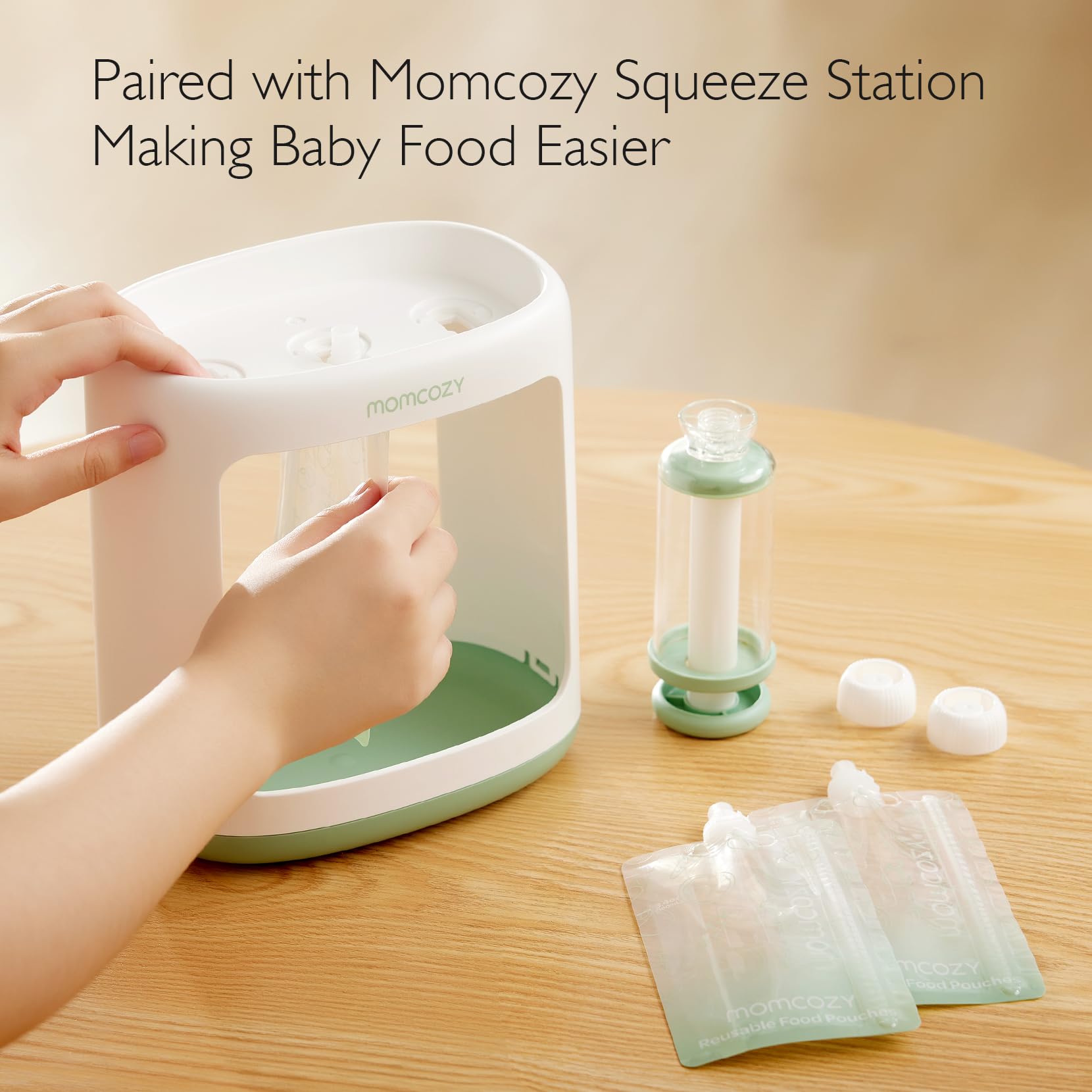 Foto 5 | Bolsas De Comida Reutilizables Momcozy Para Niños Pequeños, 100 Ml, Sin Bpa - Venta Internacional.
