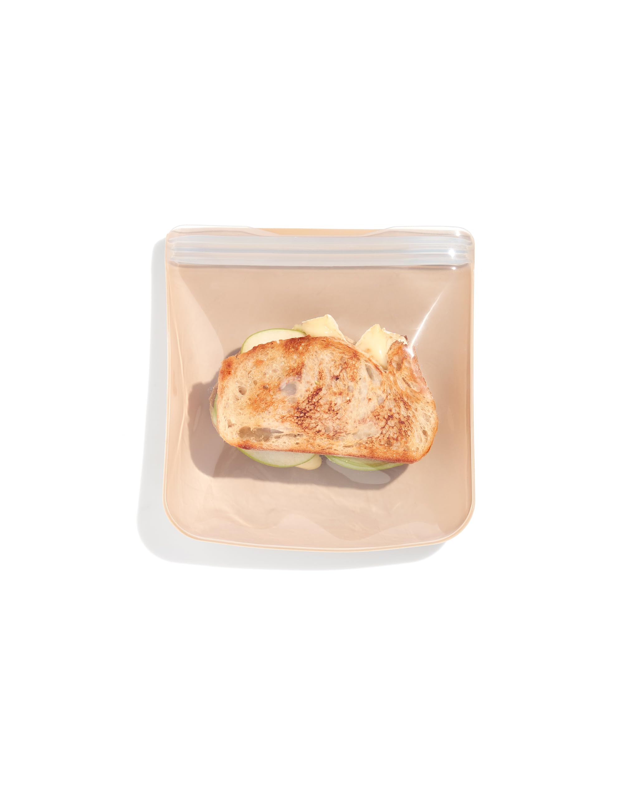 Bolsa De Almacenamiento Reutilizable De Silicona W&p Porter Sandwich, 1 Litro, Avena - Venta Internacional.