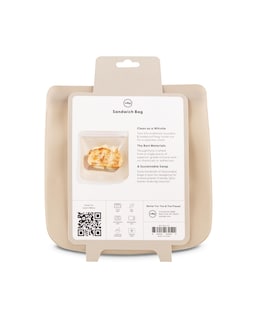 Foto 4 | Bolsa De Almacenamiento Reutilizable De Silicona W&p Porter Sandwich, 1 Litro, Avena - Venta Internacional.