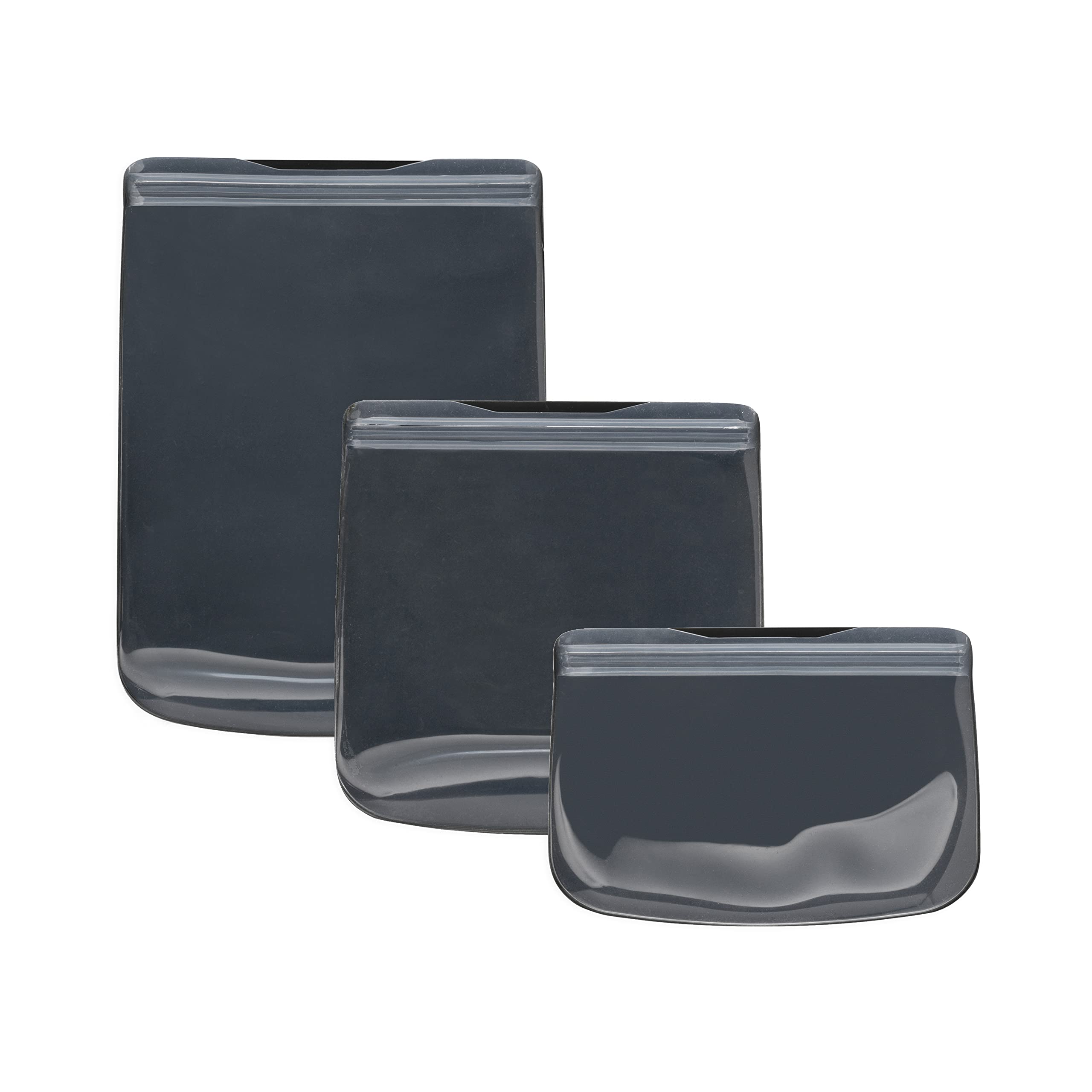 Bolsas De Almacenamiento W&p Porter De Silicona Reutilizables, Paquete De 3 Unidades, 300 Ml, 1 L, 1,4 L - Venta
