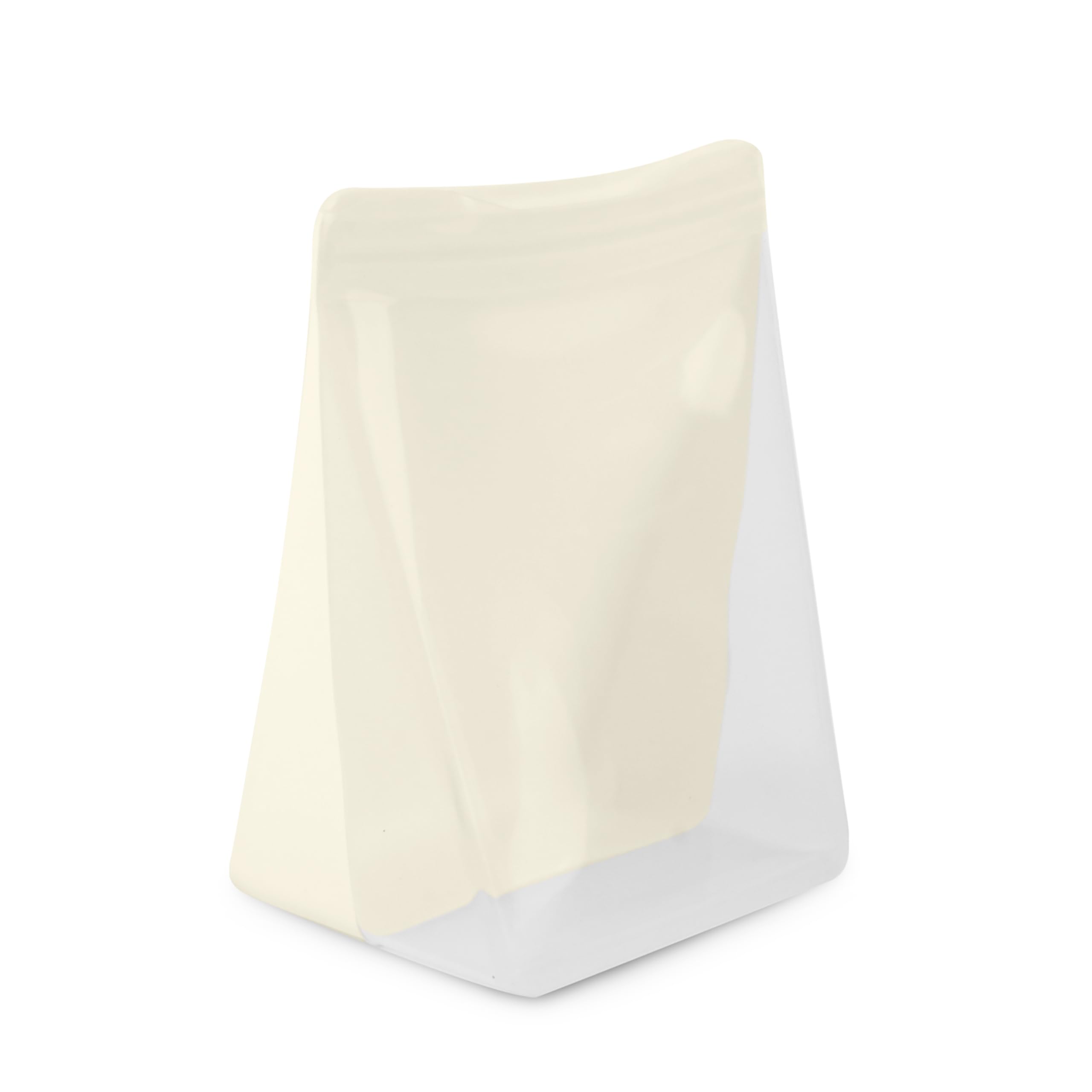 Bolsa De Almacenamiento Reutilizable W&p Porter Silicone Sandwich, 1 Litro, Color Crema - Venta Internacional.