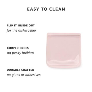 Foto 2 | Bolsa de Almacenamiento Reutilizable de Silicona W&P Porter Sándwich 1 L Blush - Venta Internacional