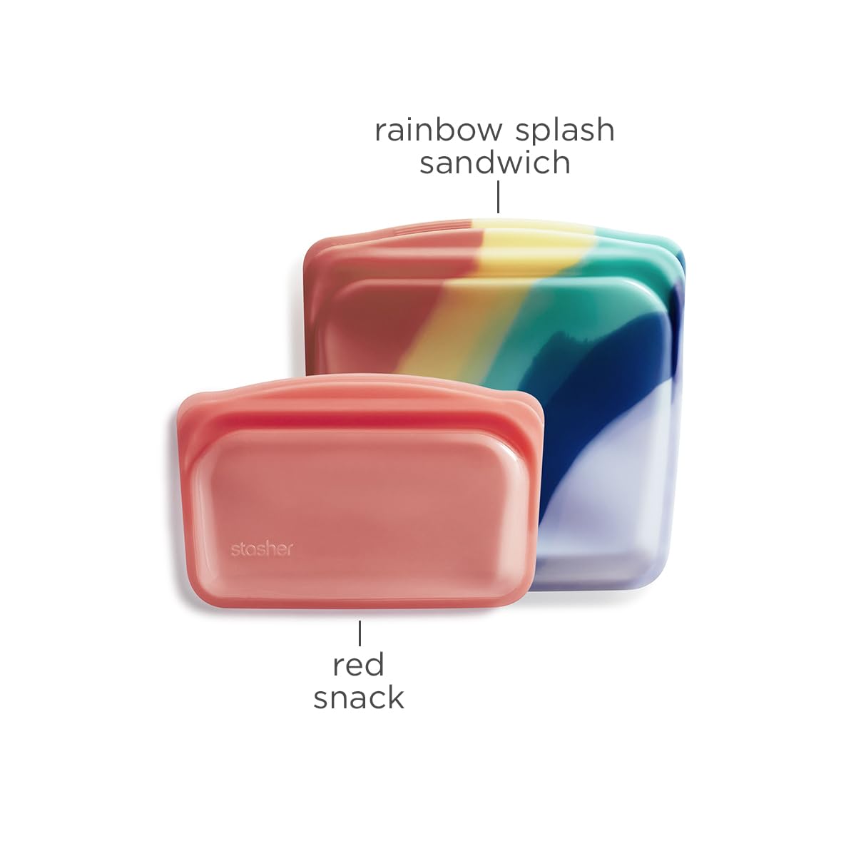 Foto 5 | Bolsas De Almacenamiento De Alimentos Stasher Premium Silicone, Paquete De 2 - Venta Internacional.