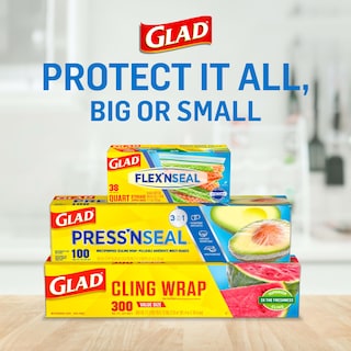Foto 6 | Bolsas De Plástico Glad Con Cierre Para Congelador, Almacenamiento De Un Cuarto De Galón, 20 Unidades - Venta Inte