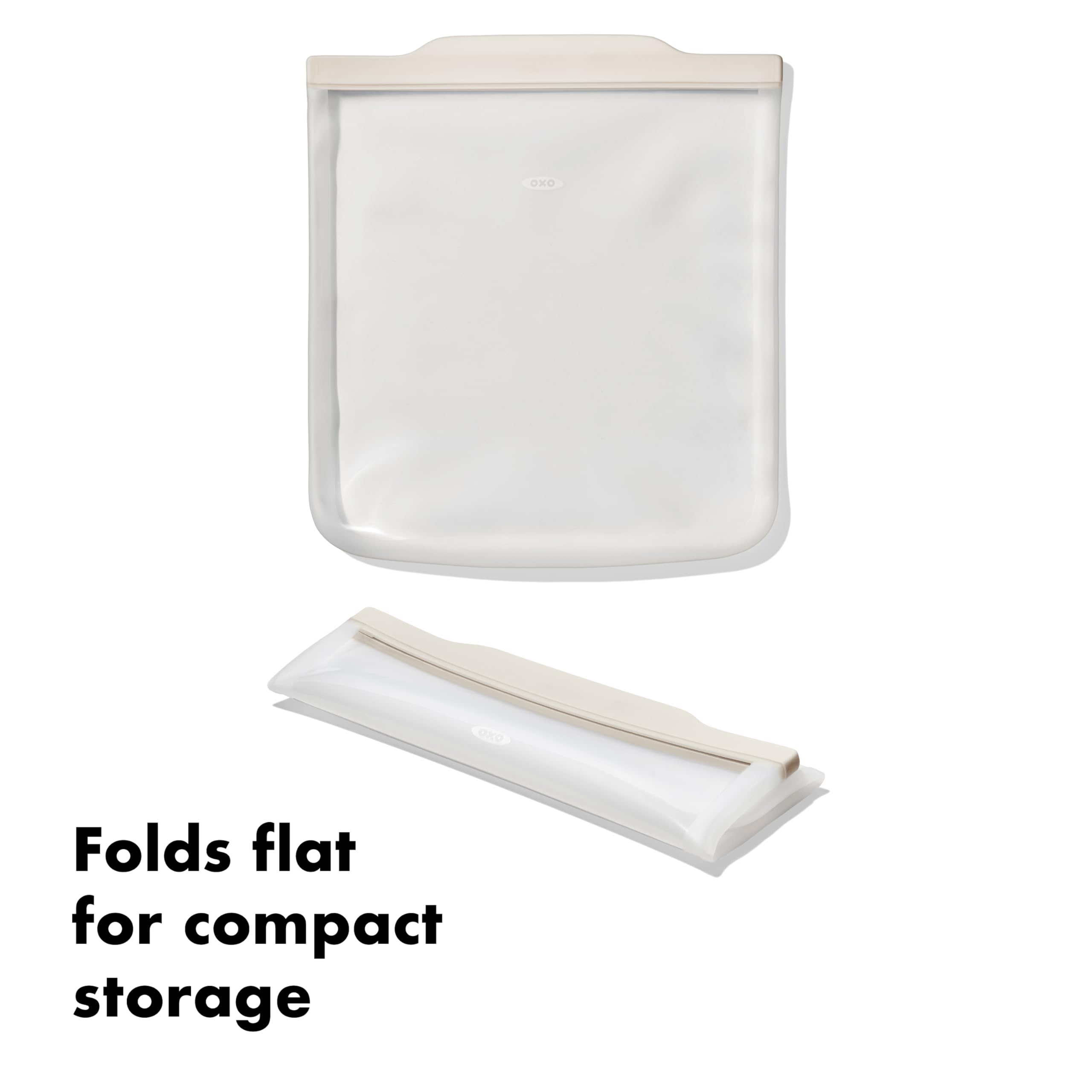 Foto 5 pulgar | Bolsa Reutilizable Oxo Good Grips De Silicona Para Galones (3,8 L) - Avena - Venta Internacional.