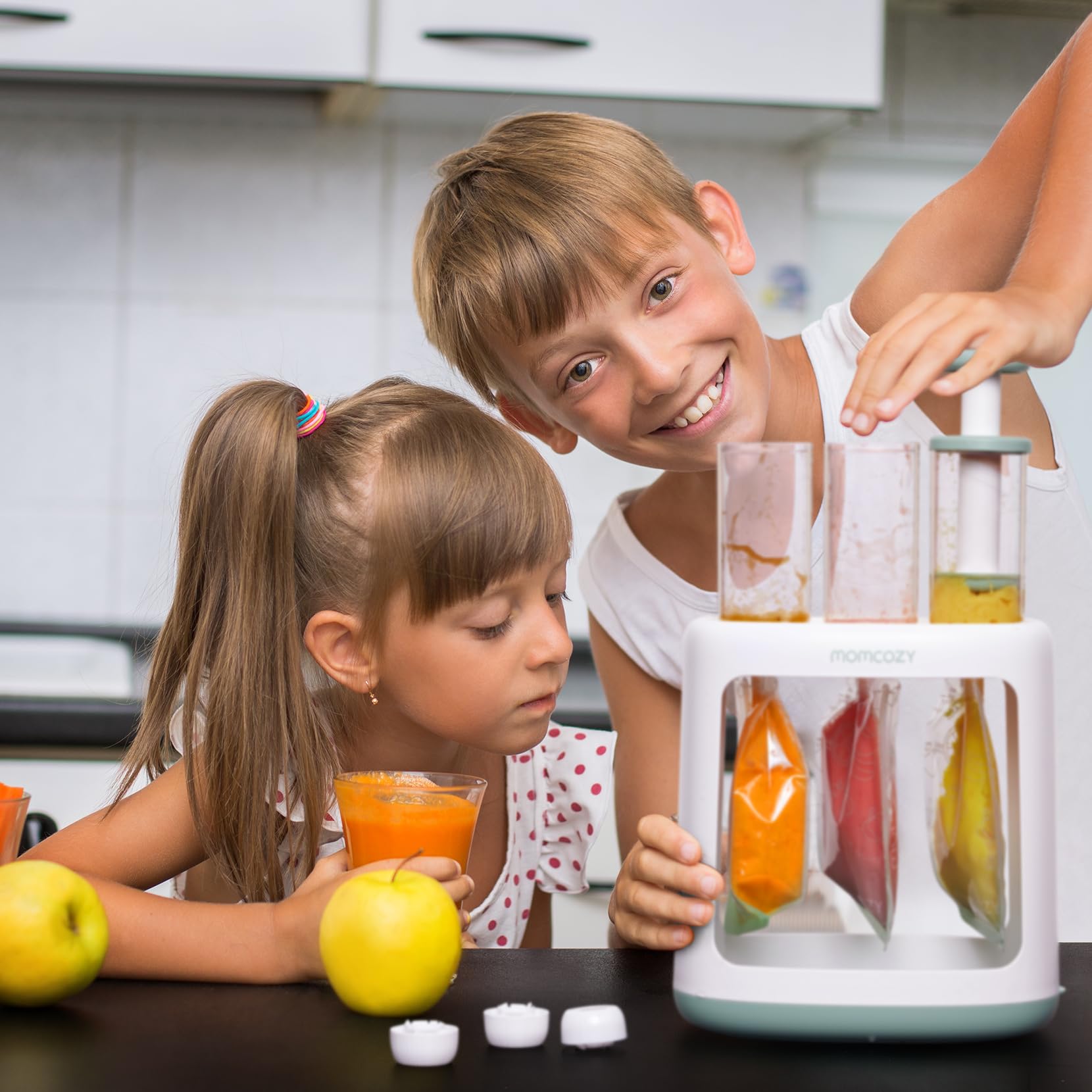 Foto 5 | Bolsas Reutilizables De Comida Para Bebés Momcozy Para Niños Pequeños, 200 Ml, Paquete De 10 - Venta Internacional.