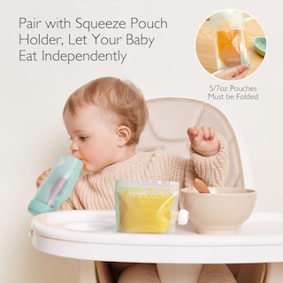 Foto 6 | Bolsas Reutilizables De Comida Para Bebés Momcozy Para Niños Pequeños, 200 Ml, Paquete De 10 - Venta Internacional.