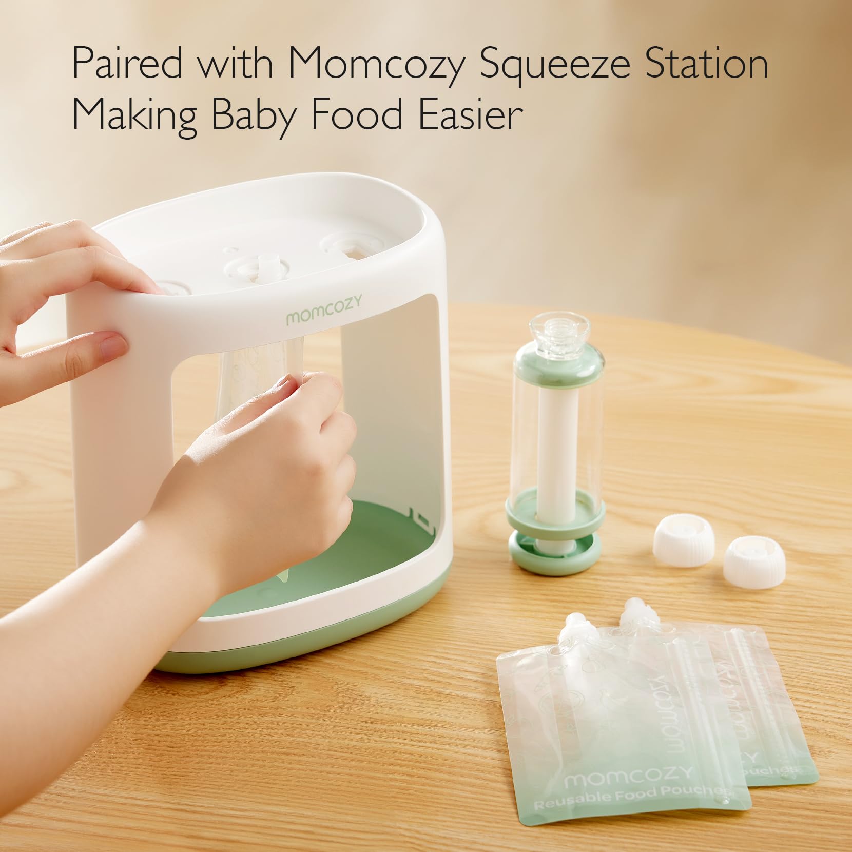 Foto 5 pulgar | Bolsas Reutilizables De Comida Para Bebés Momcozy Para Niños Pequeños, 150 Ml, Paquete De 10 - Venta Internacional.
