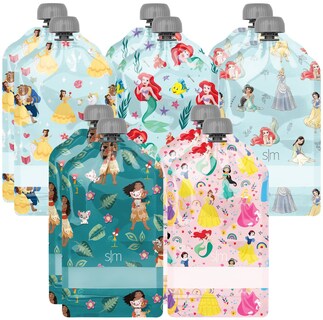 Foto 1 | Bolsas Reutilizables De Comida Para Bebés Simple Modern Disney, 150 Ml, Paquete De 10 - Venta Internacional.