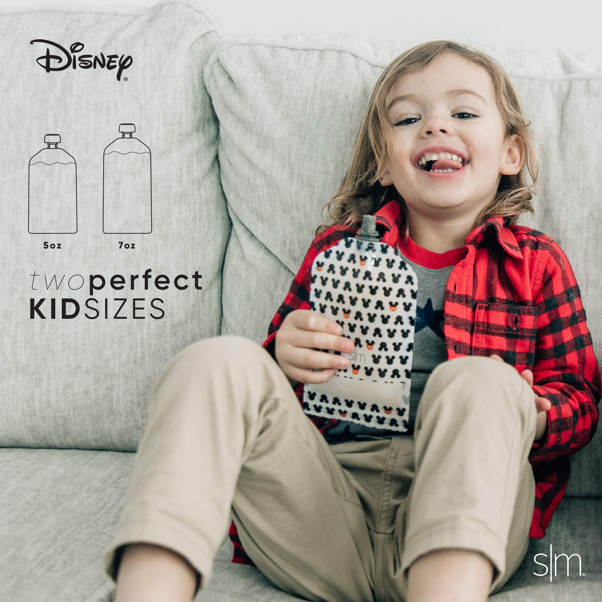 Foto 6 pulgar | Bolsas Reutilizables De Comida Para Bebés Simple Modern Disney, 150 Ml, Paquete De 10 - Venta Internacional.