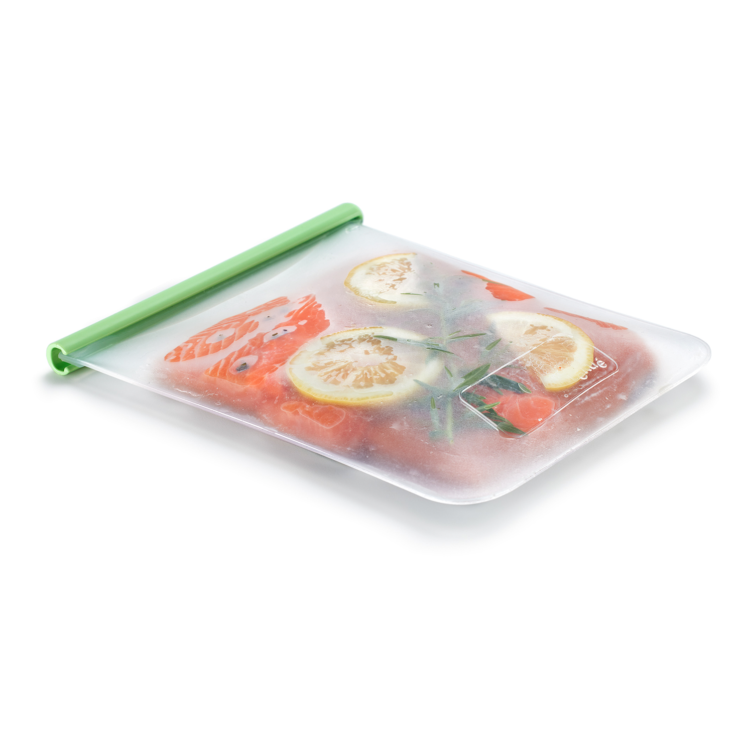 Foto 4 pulgar | Bolsa Plana Reutilizable Plana Silicona Platino M Lekue