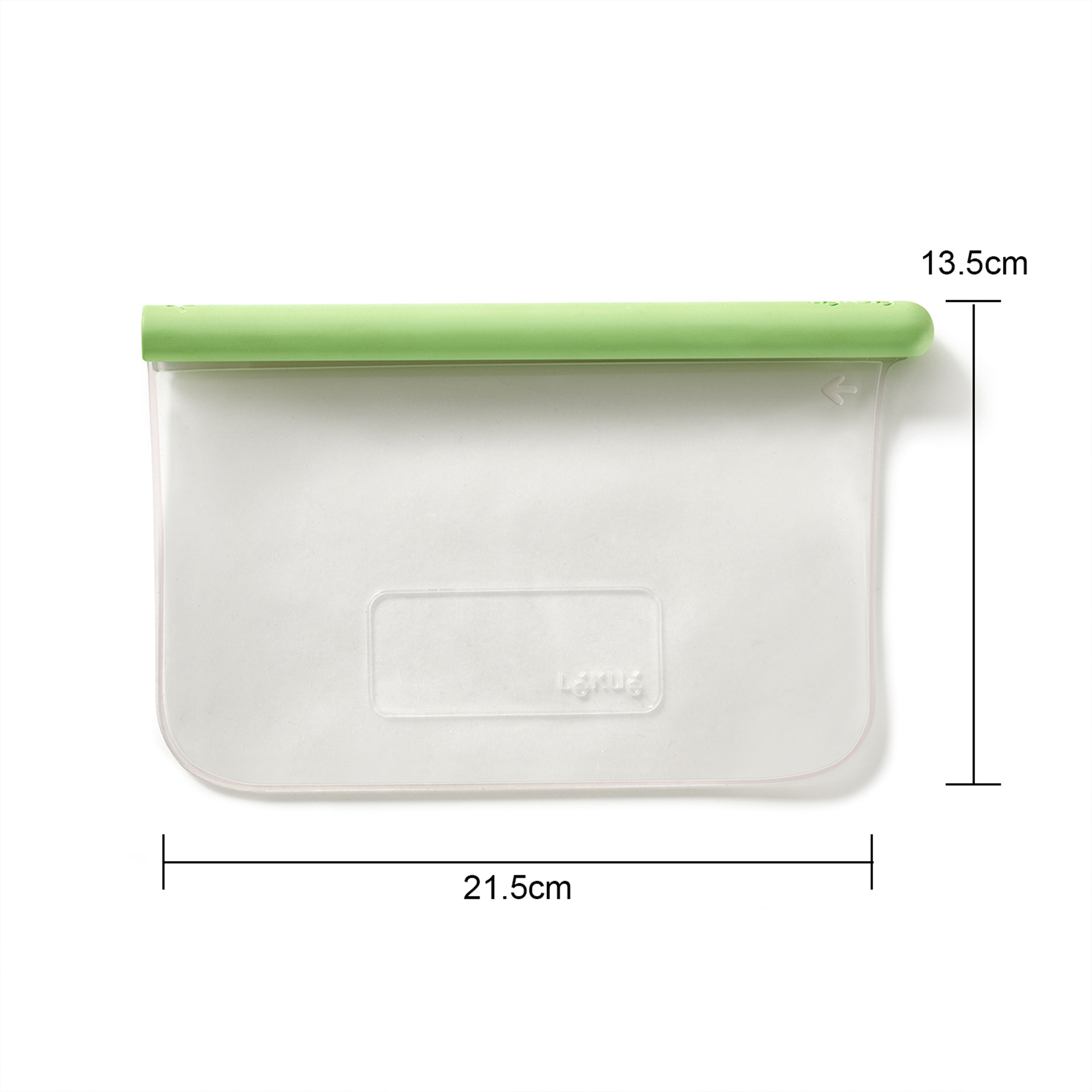 Foto 3 pulgar | Bolsa Plana Reutilizable Plana Silicona Platino S  Lekue