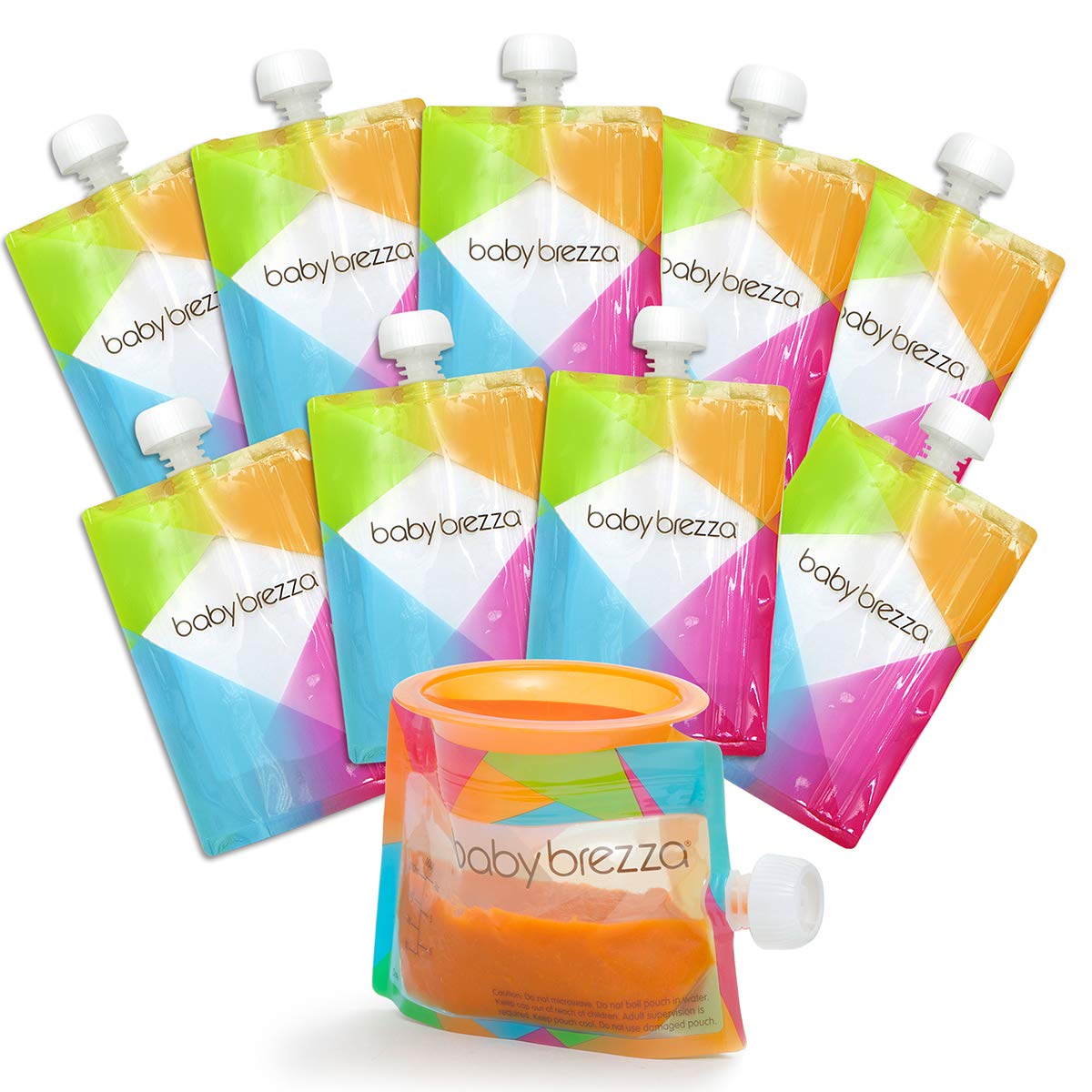 Foto 2 pulgar | Bolsas Reutilizables Para Almacenar Comida Para Bebés Baby Brezza  200 Ml  Paquete De 10 - Venta Internacional.