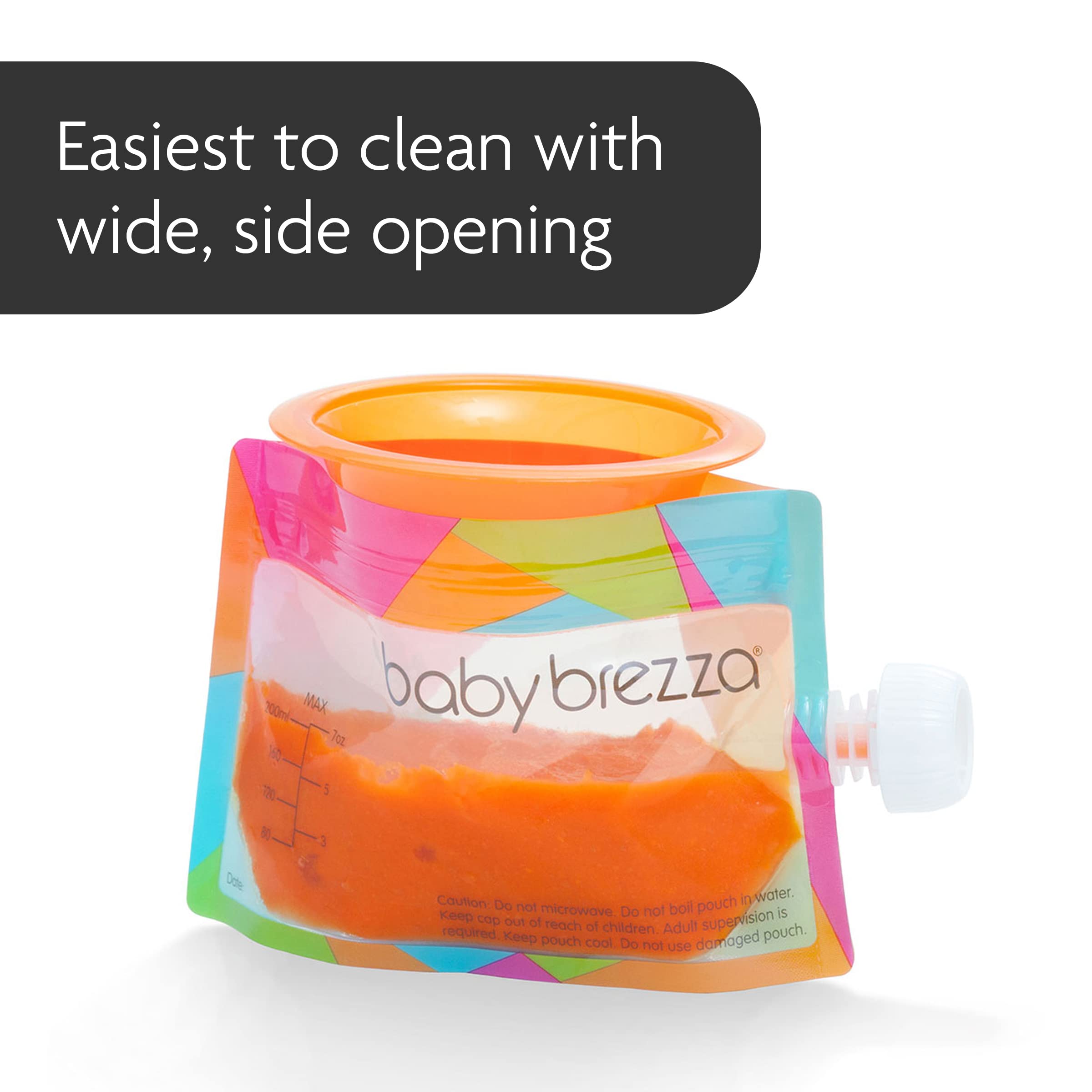 Foto 4 pulgar | Bolsas Reutilizables Para Almacenar Comida Para Bebés Baby Brezza  200 Ml  Paquete De 10 - Venta Internacional.