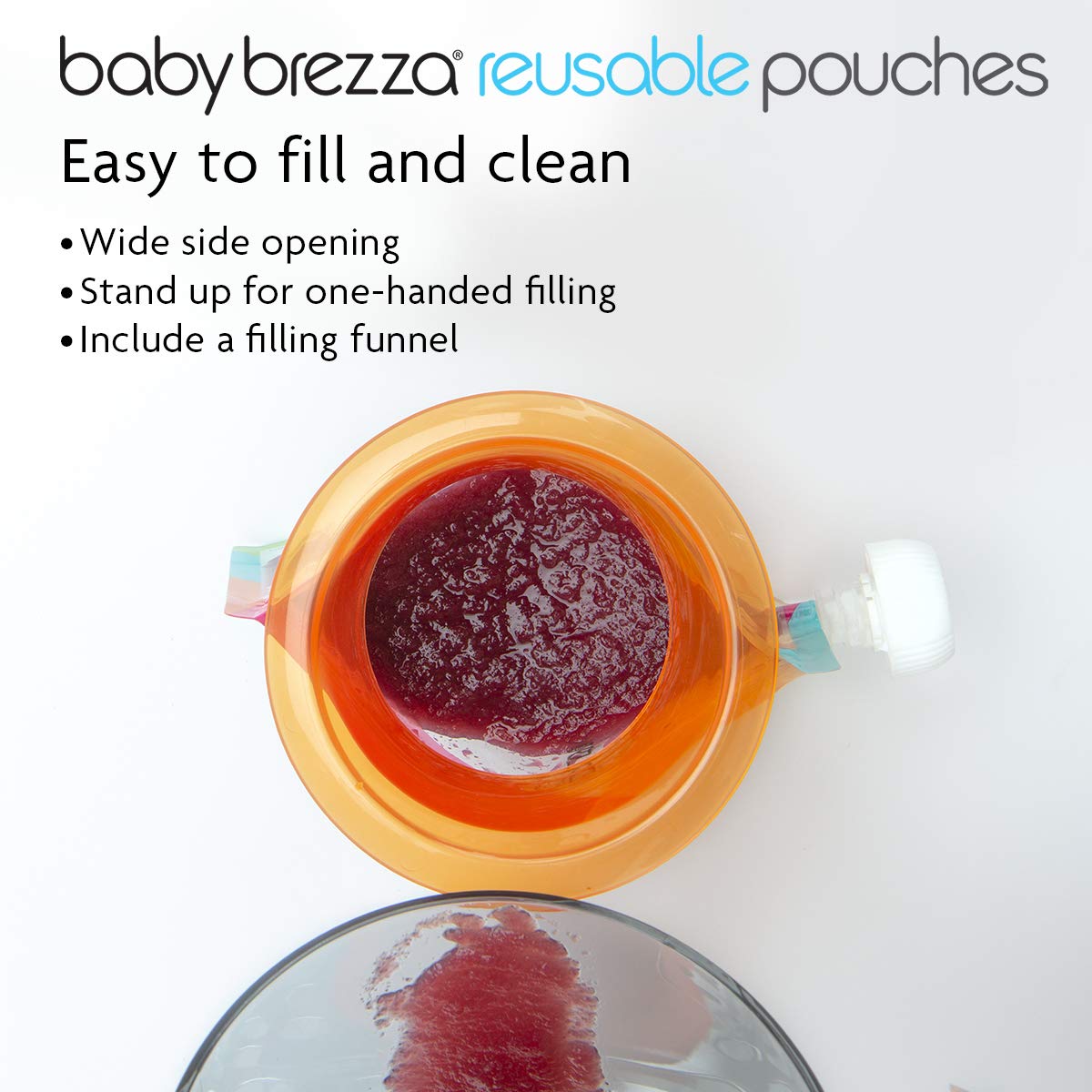 Foto 7 pulgar | Bolsas Reutilizables Para Almacenar Comida Para Bebés Baby Brezza  200 Ml  Paquete De 10 - Venta Internacional.