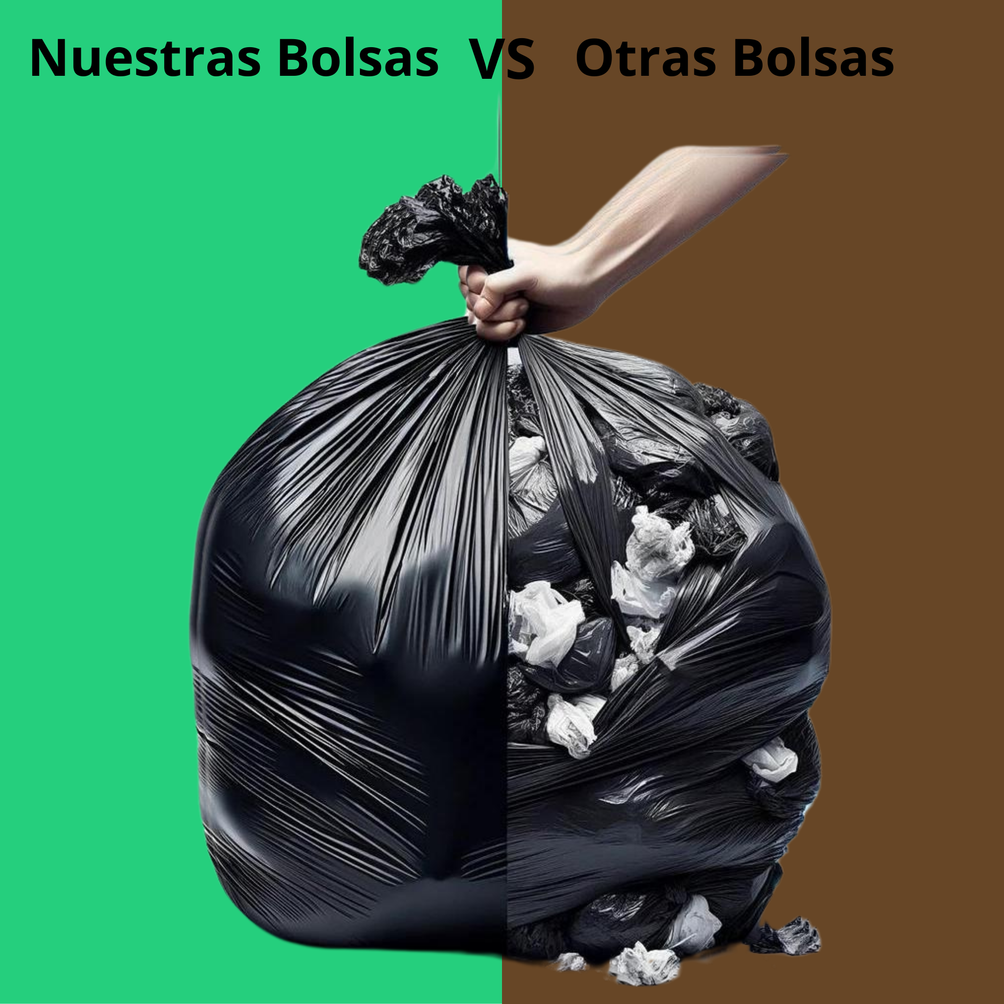 Foto 3 pulgar | Bolsas de Basura Cronos Biodegradables Negras 100 Piezas 102 X 122 cm