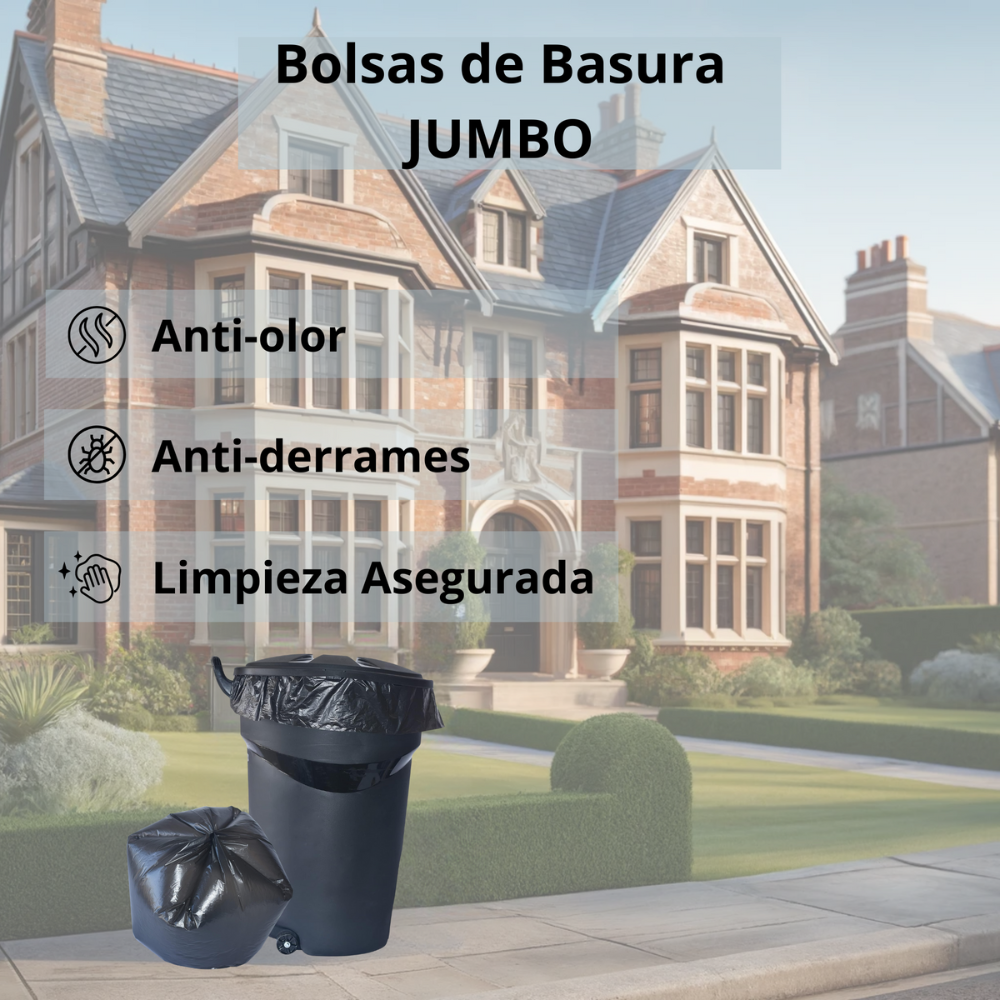 Foto 6 pulgar | Bolsas de Basura Cronos Biodegradables Negras 100 Piezas 102 X 122 cm