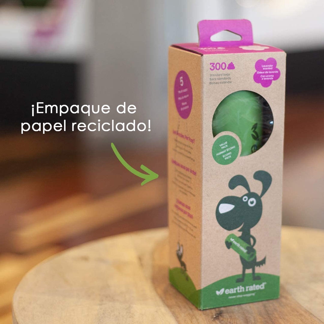 Foto 4 pulgar | Bolsas para Excremento Earth Rated Lavanda 315 Piezas