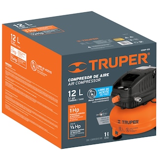 Foto 3 | Compresor Truper 13824 color Anaranjado de Aire Libre de Aceite Capacidad 12 l