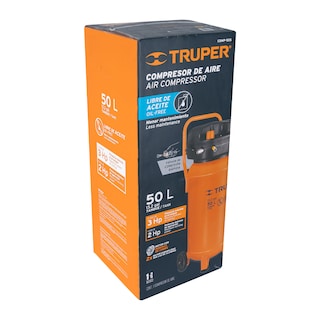 Foto 4 | Compresor de Aire Libre de Aceite Truper 13847 color Naranja 50 L 3 Hp