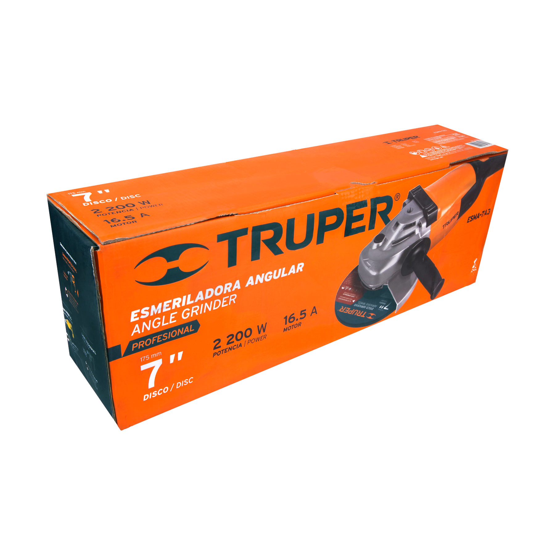 Foto 3 | Esmeriladora Truper Angular 7' Profesional 2,200 W